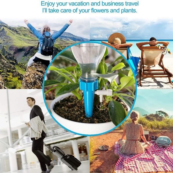 3/10 Pcs Automatic Drip Irrigation Watering System Household Flowerpot Watering Device