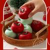 1PC Apple Shape Scented Candles Christmas Simulation Christmas Atmosphere Decoration Ornament Gift
