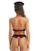 Women's Sexy Maid Nurse Role Play Costume Lingerie Bodysuit