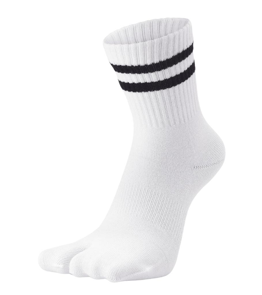 WIOIW Women's Two-Toe Tabi Socks, Durable Cotton, Perfect for Sports, Running, Casual Wear, Commuting, and School, 3 Pairs