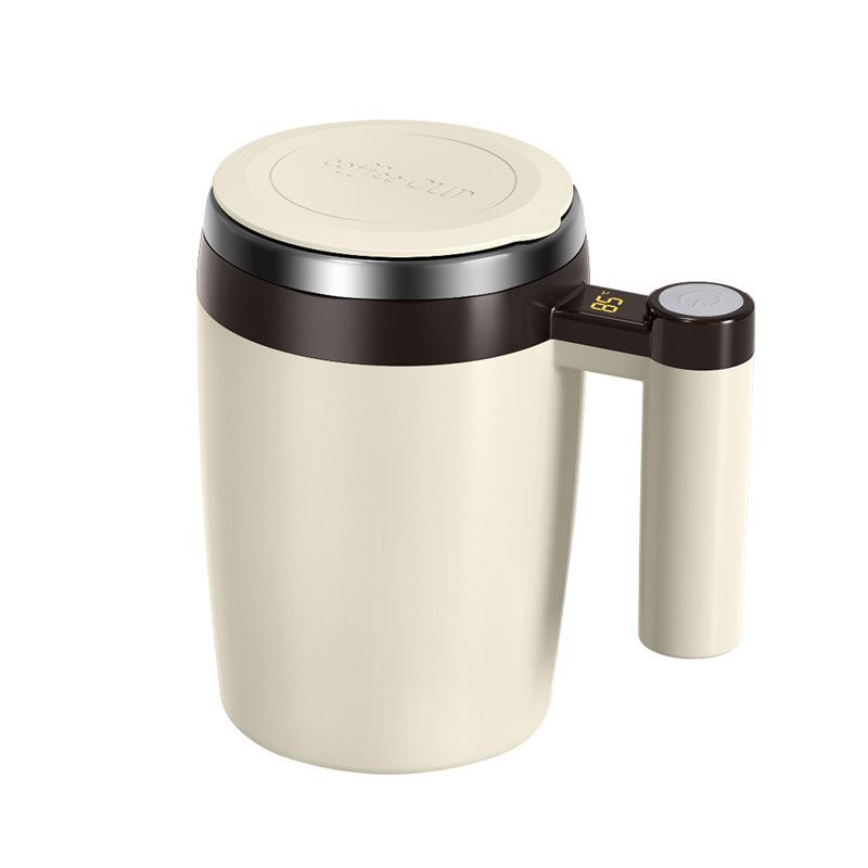 Smart Electric Magnetic Stirring Cup: Portable Coffee, Protein, and Milk Mixer