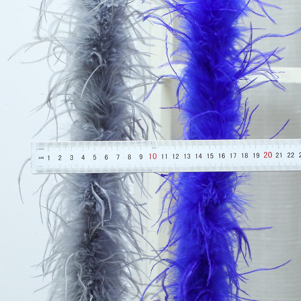 Strisce di Piume di Struzzo Colorate per Costumi da Ballo Fai-da-Te e Accessori