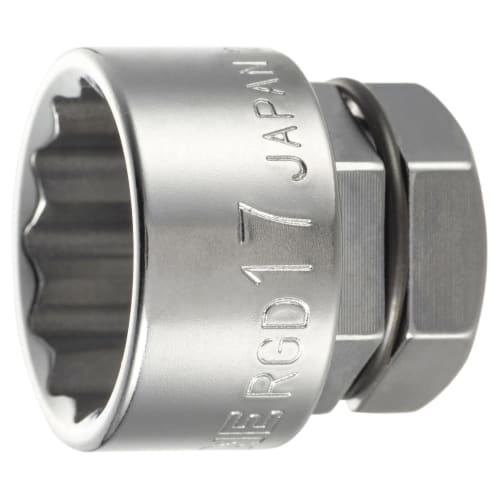 TONE RGD-17 12-Point Open End Wrench Socket, 17mm Width