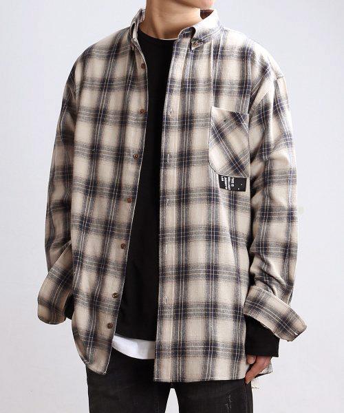 Johnny West Wooltan Check Shirts (Cream) 48(95)