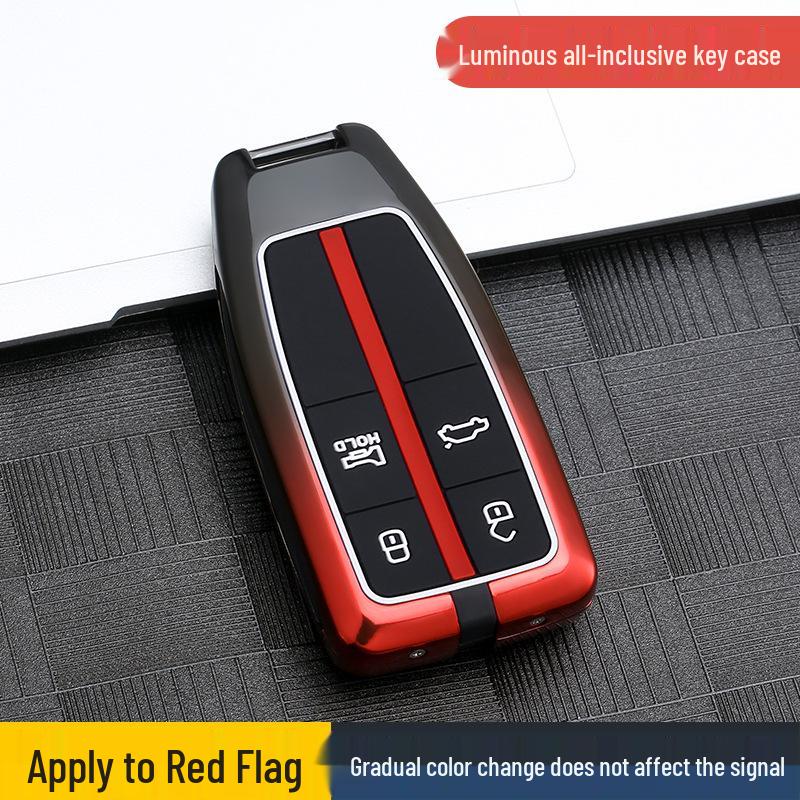 Gradient Metal Full Wrap Key Shell for Hongqi HS5, HS7, H9
