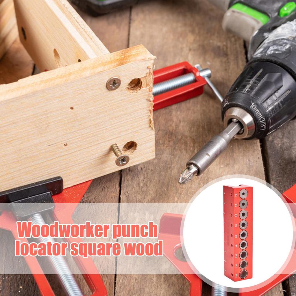 Portable Drill Block 45 Degree Metal Woodworking Hole Drilling Jig Puncher Positioner Tool Drill Guide For Woodworkers Carpentry