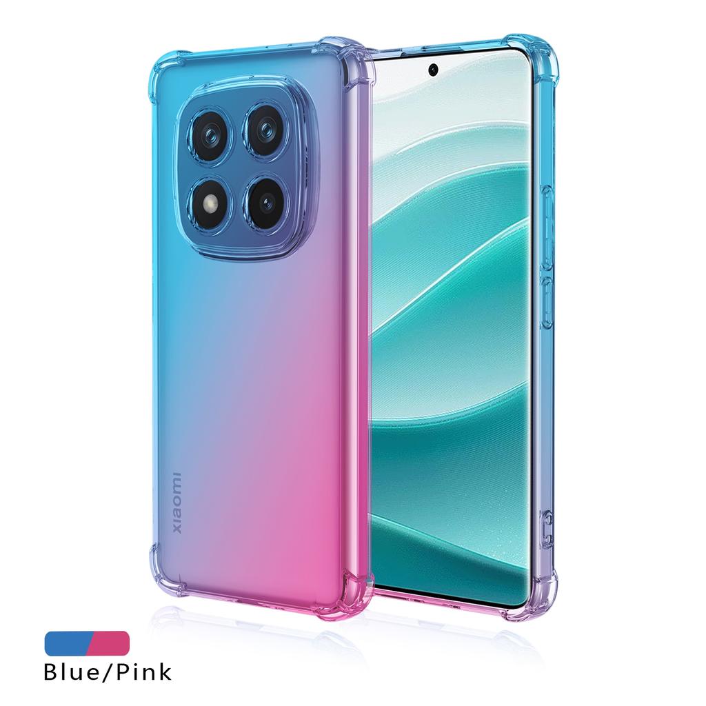 Four-corners Shockproof Gradient TPU Case for Xiaomi Redmi Note 1 Pro G 14 Pro+ Plus Protective Cover Fundas Coque Capa