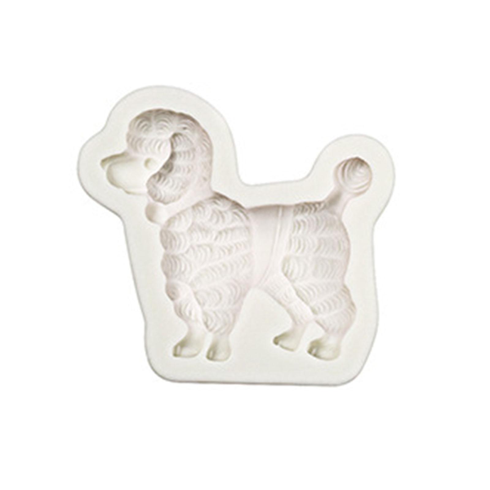 

3D имитация щенка, силиконовая гибкая форма для пищевых продуктов, глина, смола, керамика, конфеты, помадка, конфеты, шоколад, форма для мыла A