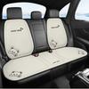 Universal Fashion Luxury Car Seat Cushion Linen Cartoon Bear Women's Cute Anti-slip Breathable Car Seat Protect Cushion