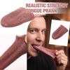 Fake Tongue Toy with Realistic Taste Buds, Odorless for Jokes and Close-Up Tricks