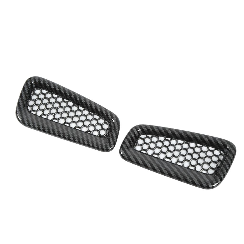 2pcs Dash Side Air Vent Cover Carbon Fiber Style ABS Wearproof Replacement for Civic 11th 2022