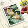 DIY Pearl Painting Set Duck Pattern Home Decoration Handmade Sticky Diamond Creative Canvas Pearl Art Painting Crafts Perfect Gift