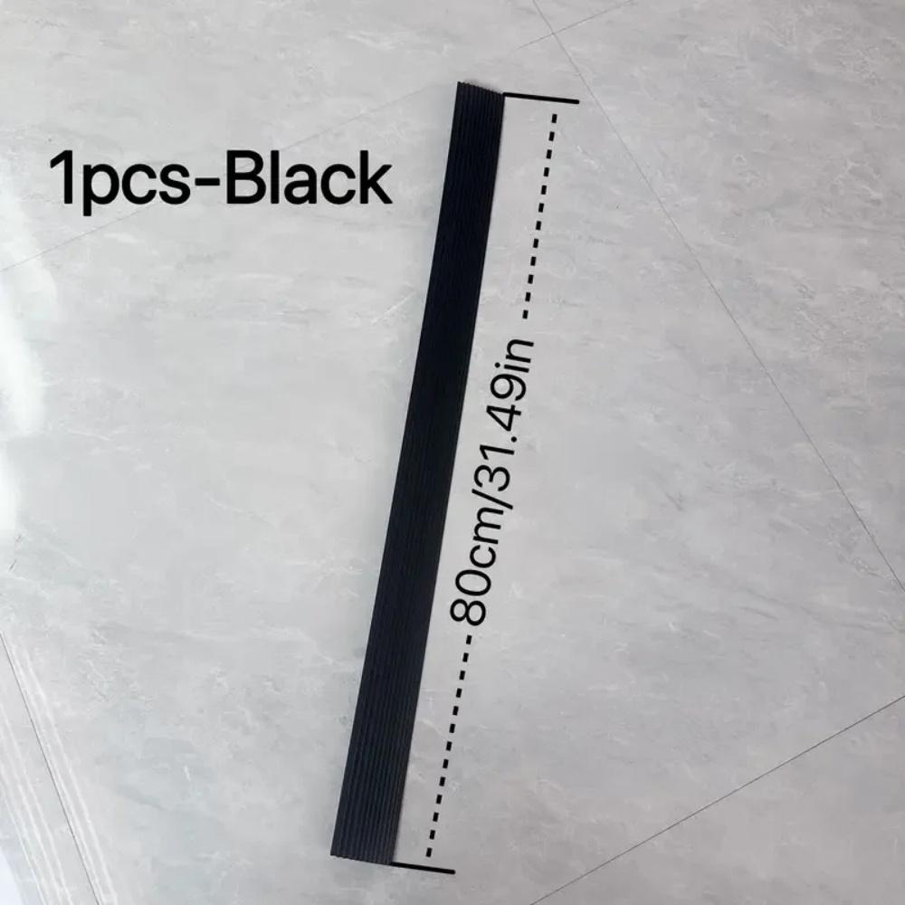 1pc 80cmX5.5cm Multi Purpose Ramp Mat Door Threshold Ramp Self Adhesive Durable Striped Stair Anti Slip Home Accessibility