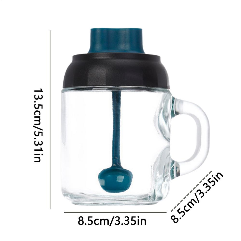 Salt And Sugar Container Sets Clear Salt Container With Spoon Home & Garden Supplies For Cooking Baking Dining Tabletop Outdoor