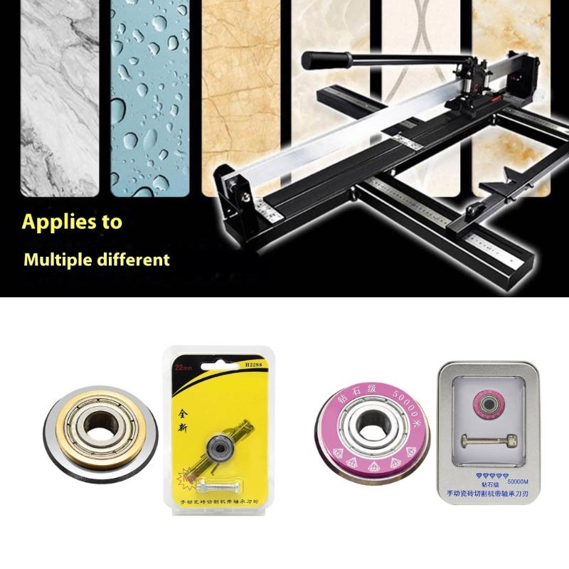 Carbide Tile Cutter Wheel With Bolt Lock Nut 22MM Tile Cutter Manual Tile Cutter Blade Manual Tile Cutting Machine