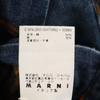 Marni Made In Italy Linen Blend Cropped Denim Pants W25 Wash Blue Jeans Women Used
