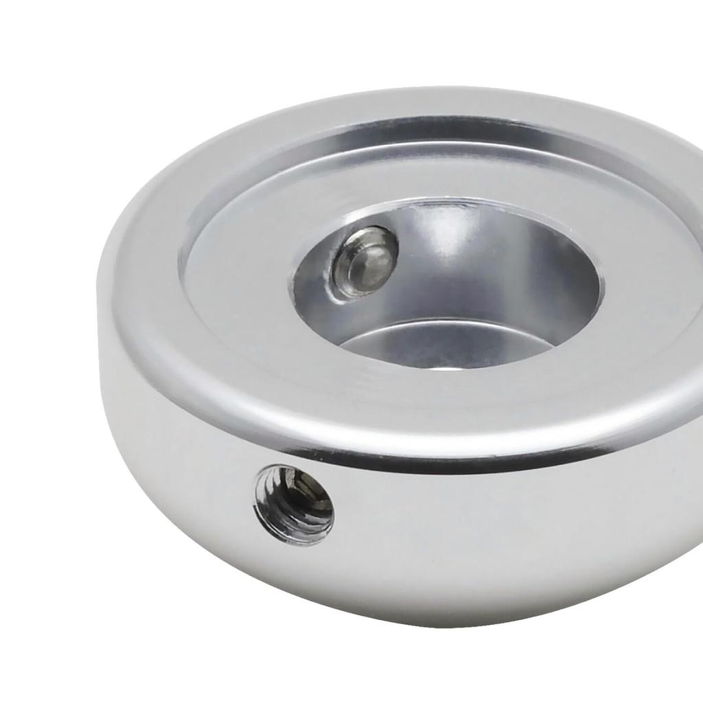K.E.S Effector Switch Hats, Aluminum, Round Head, Set of 3, ESH-R, Silver