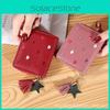 Minimalist Pu Short Wallet For Women With Heart Pattern And Zip Closure For Daily Use