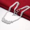 925 Stamped Silver Tassel Beads Grapes Necklace for Woman Fashion Noble Wedding Party Jewelry Christmas Gifts