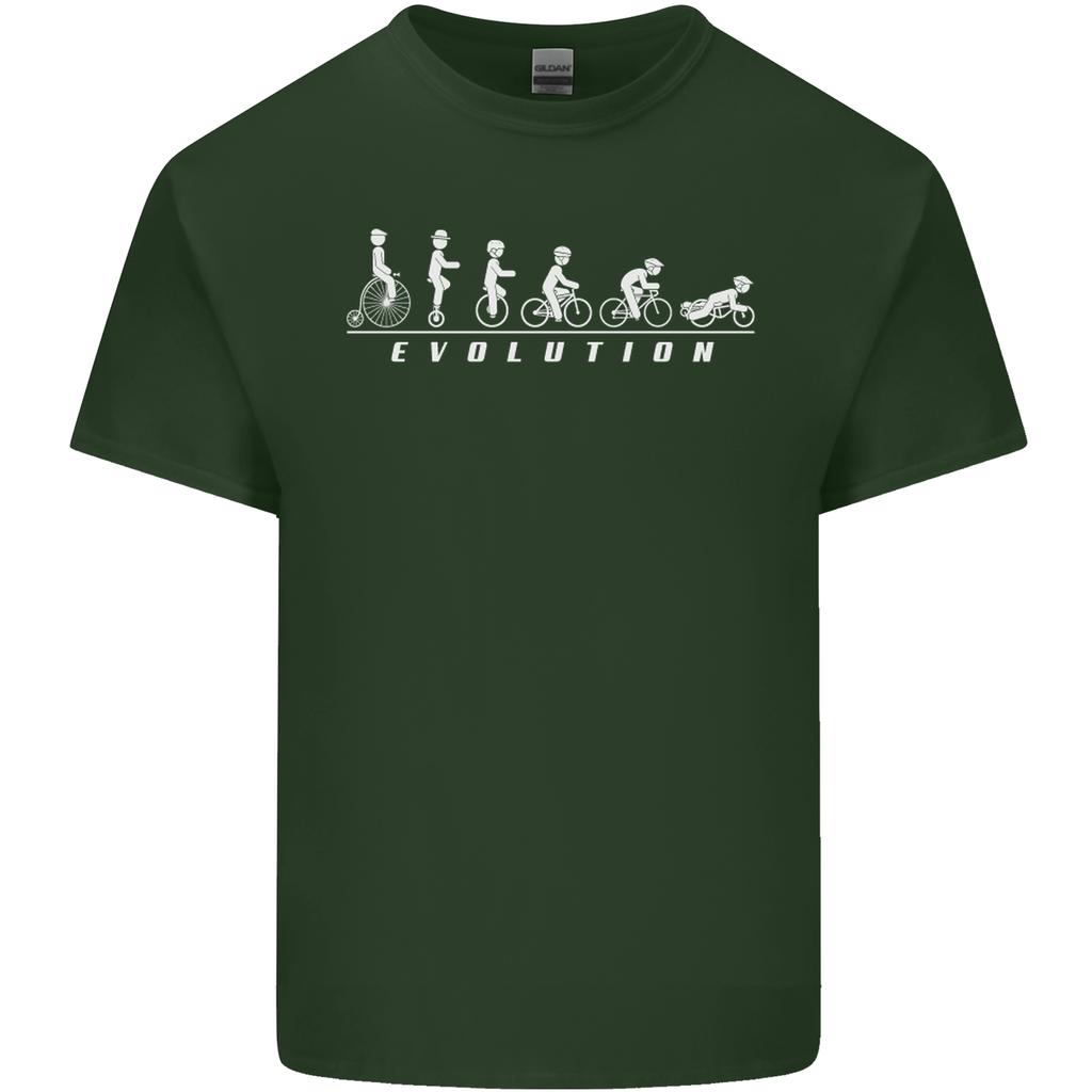 Cycling Evolution Cyclist Bicycle Unisexs Light Cotton TShirt