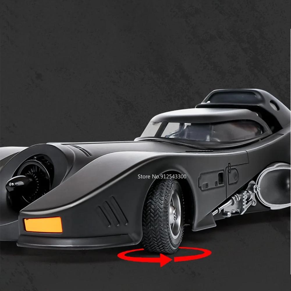 דגם מכונית צעצוע באטמוביל בקנה מידה 1/18, דגם מתכת יצוקה מסגסוגת, עם צליל ואור, באותו סגנון סרט, מתנות יום הולדת לבנים