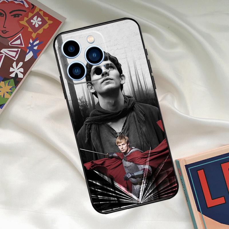 TV Series Merlin Phone Case For iPhone 16 15 11 12 13 14 Pro Max Mini X XR XS Max Plus Cover Shell