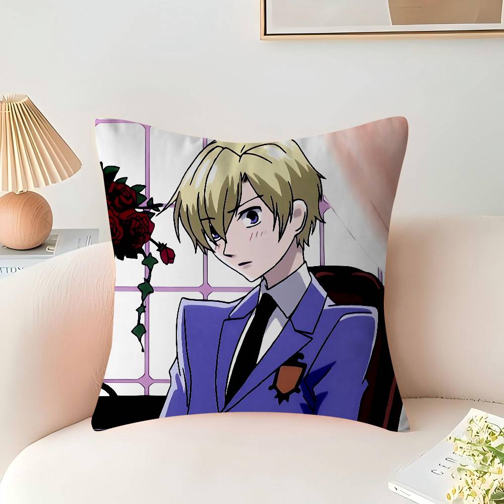 Ouran High School Host Club Tamaki Pillowcase Toon Gift Cushion Cover Bedroom Home Sofa Chair Seat Decor Pillow Case