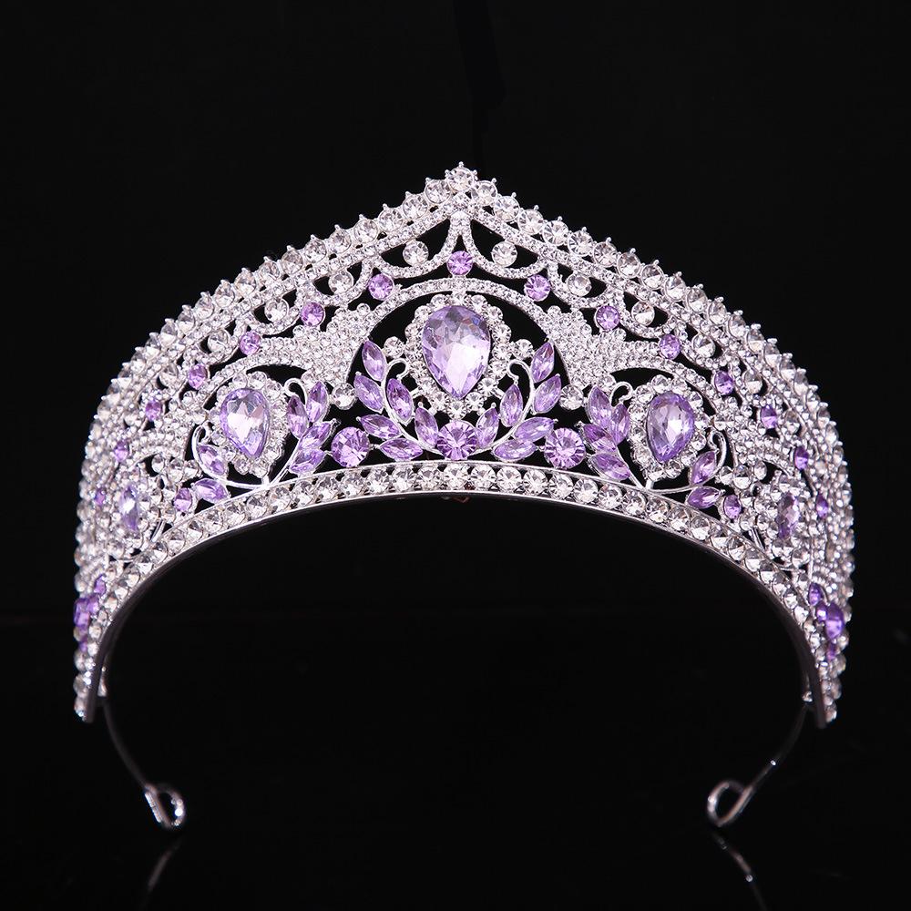Bride Wedding Tiara Miss World Coronation Tiara Accessories Wedding Dress Temperament Headband Hair Accessories