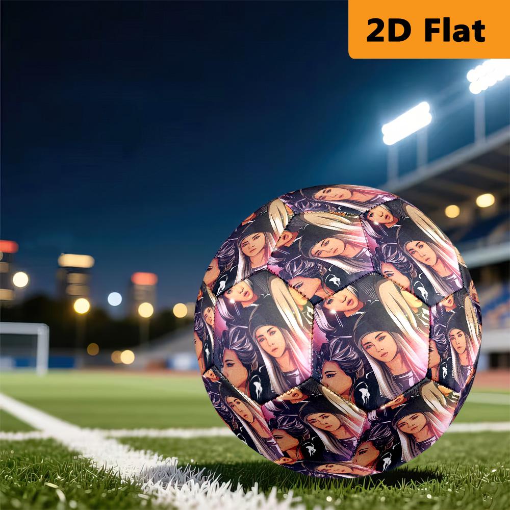 Crush 2NE1: Come Party On Soccer Ball Suitable for Both Training and Competition No. 5 Football Outdoor Sports High Elasticity Training Football