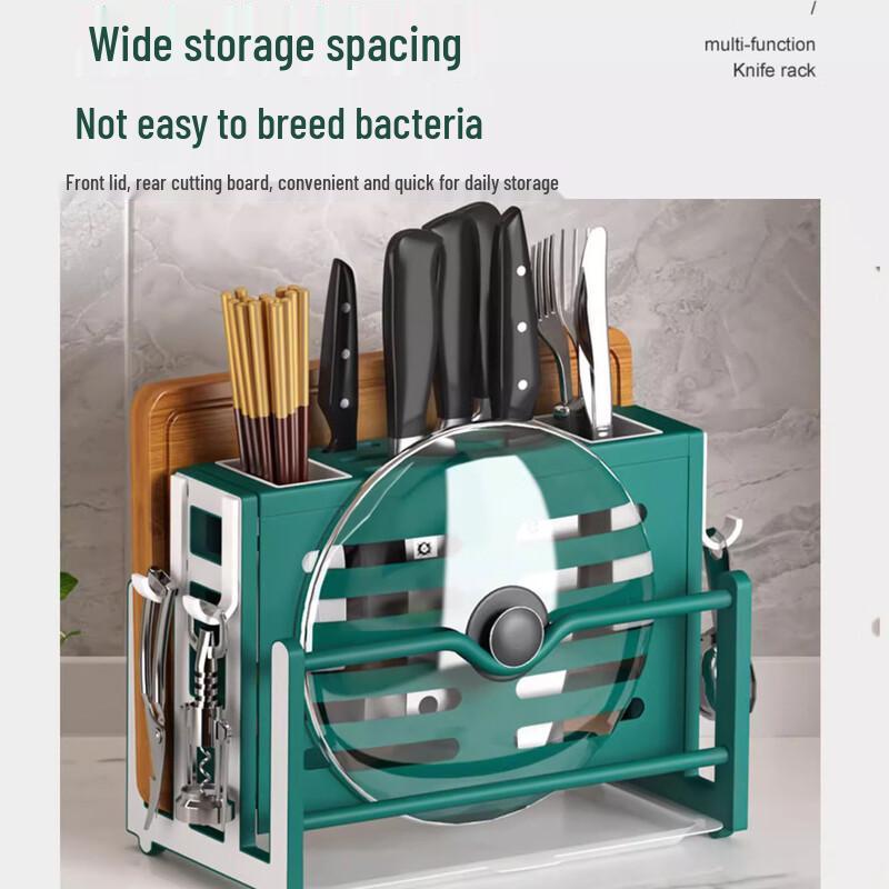 Multifunctional Kitchen Knife & Utensil Storage Rack