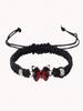 1pc Butterfly Bracelet Women's Butterfly Pendant Woven Bracelet Is Adjustable