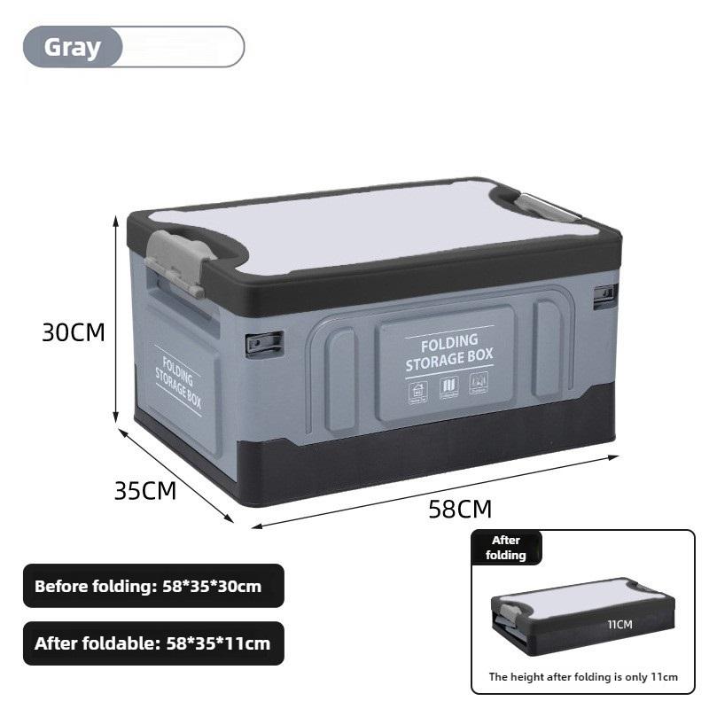 Outdoor Folding Storage Box, Multipurpose Organizer Box, Portable Large-capacity Camping Box, Car Trunk.