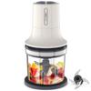 Food Processor LINKChef Mixer Compact 500ml Electric 260W Meat Grinder Chopper Minced Baby Grated Daikon Ground Ice Lightweight Quiet Easy Clean 2 Can