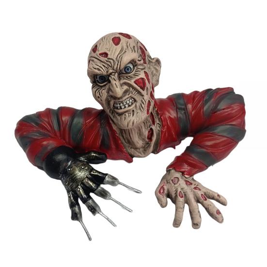 Zombie In A Crawling Position Horror Crawling Zombie Statue Halloween Resin Sculpture for Indoor Outdoor Garden Lawn Decor