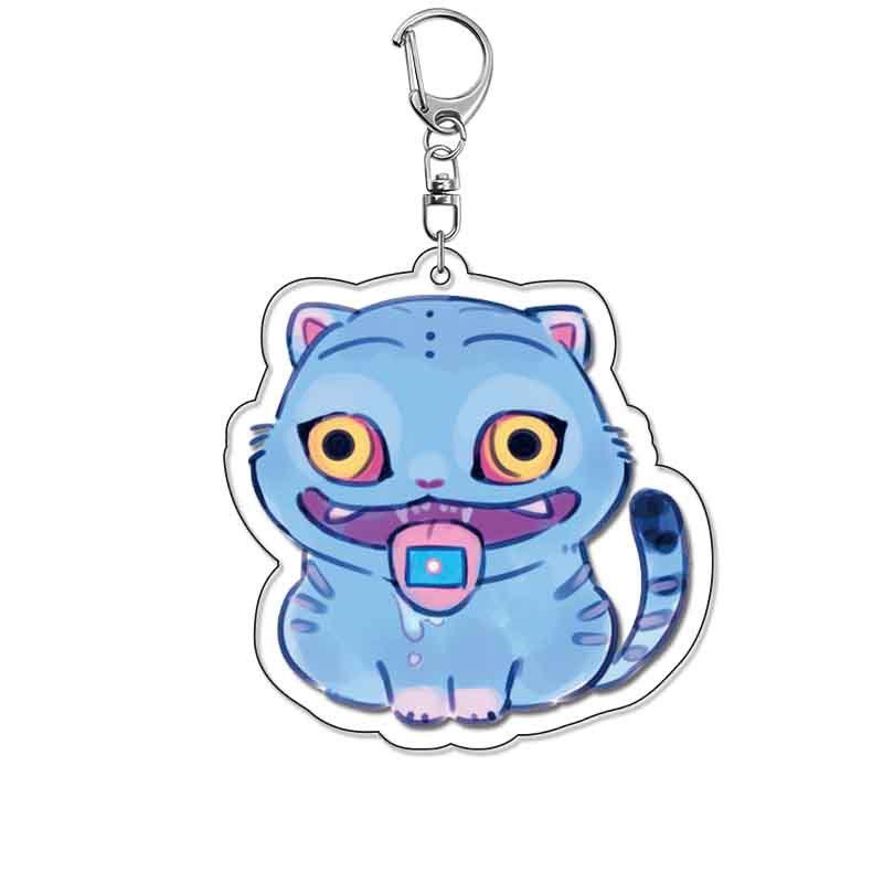 Kpop Ghost Hunter Demon Hunter Girl Group Keychain Demon Hunter Peripheral Second Dimensional Acrylic Pendant Millet Gift