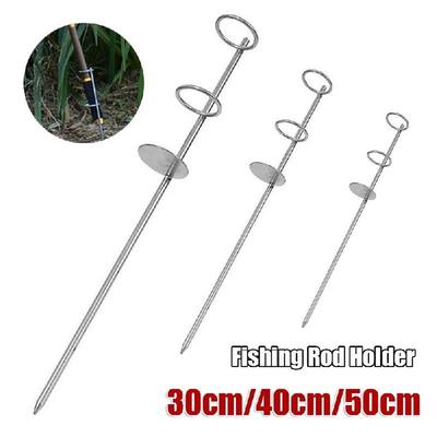 Steel Insert Ground Fishing Rod Support Fishing Rod Holder Ground Rod Holder Fishing Pole Stand