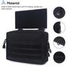 Outdoor Tactical Pouch EDC Nylon Molle Utility Organizer Pouch Toolkit Knife Pouch Storage Bag Waterproof Hunting Field Pouch