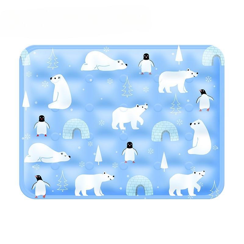 Summer Physical Cooling Pet Ice Mat Wear-resistant Waterproof Dogs Cooling Pad Reusable Puppy Kitten Sleeping Mat Pets Suppllies