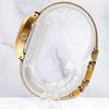 Used Working Item LONGINES Ladies Watch Square Gold Rectangular Golden Metal Band Vintage Antique Women