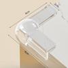 8pcs Airbag Desk Corner Guards, Soft Corner Stickers Right Angle - Anti-Impact Protective Covers for Home and Office Use