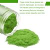 CoCud Model Glass Terrain Powder 185ml Capacity, Fake Miniature Flowers, Plants, Trees, 3mm Nylon, GreenYellow - (Uses: DIY Dollhouse, Fairy Garden,