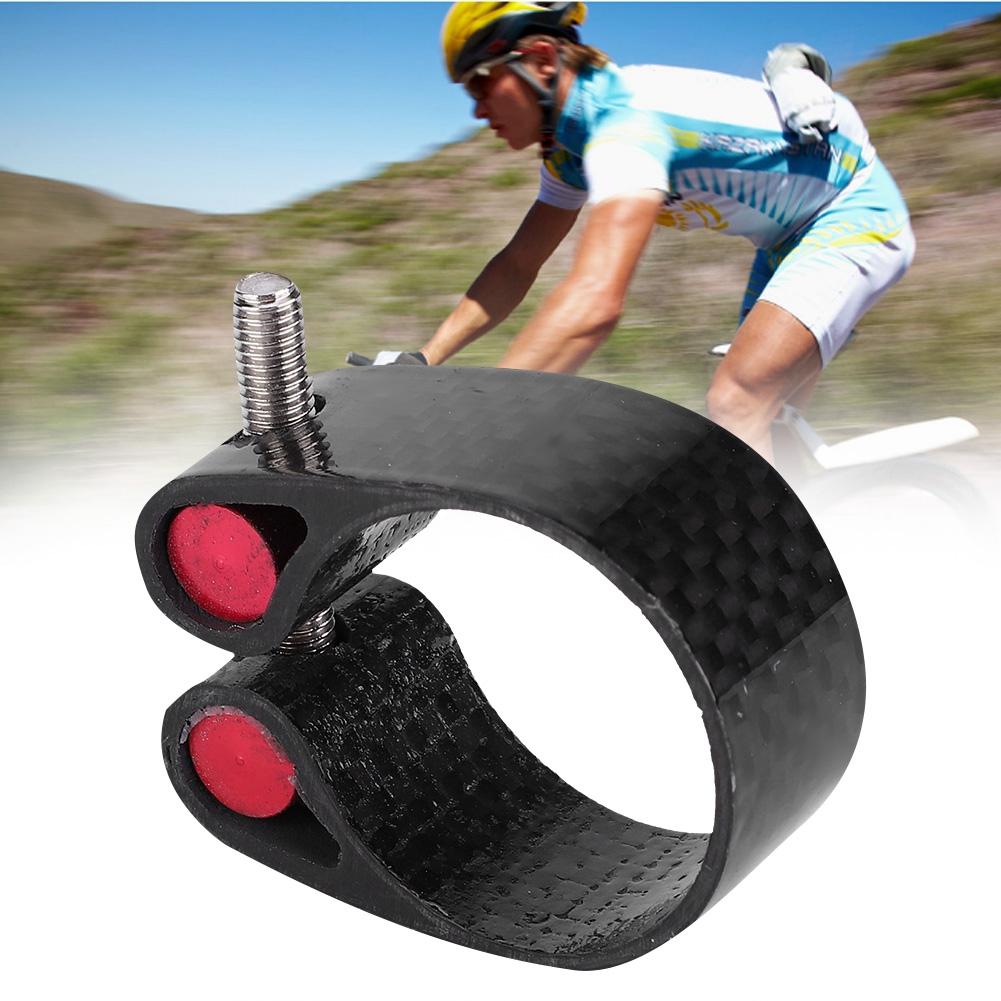 31.8mm Carbon Fiber Mountain Bike Bicycle Seat Post Clamp Quick Release Seat Post Clamp