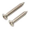 Musiclily Ultra 2.5x15mm+2.5x18mm Stainless Steel Threaded Screws for M-Backer Escutcheon Electric Guitar/Bass, Nickel (Pack of 20)