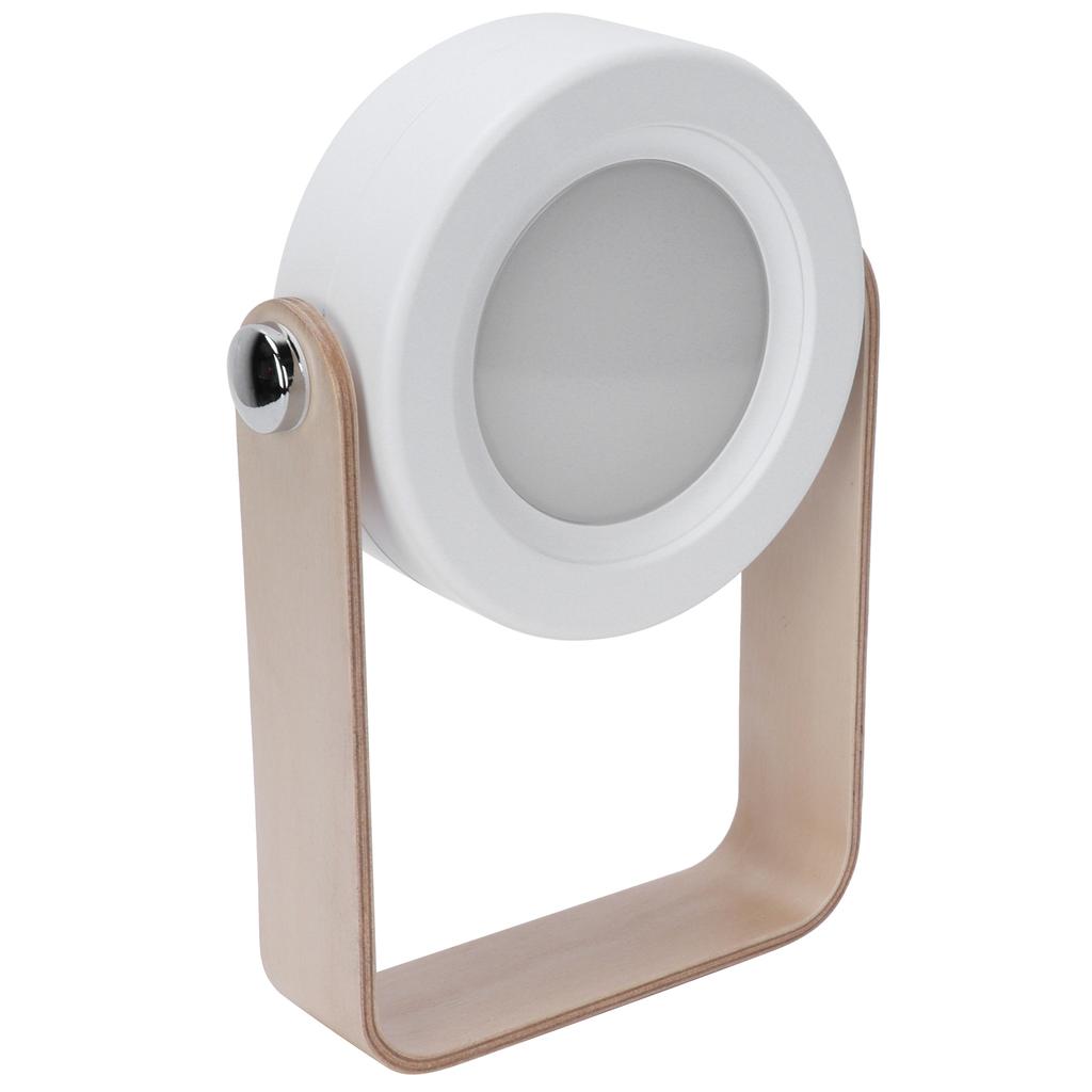 Foldable Reading Lamp Portable Touch Control Dimmable LED Night Light Gift for Bedroom BedsideWhite