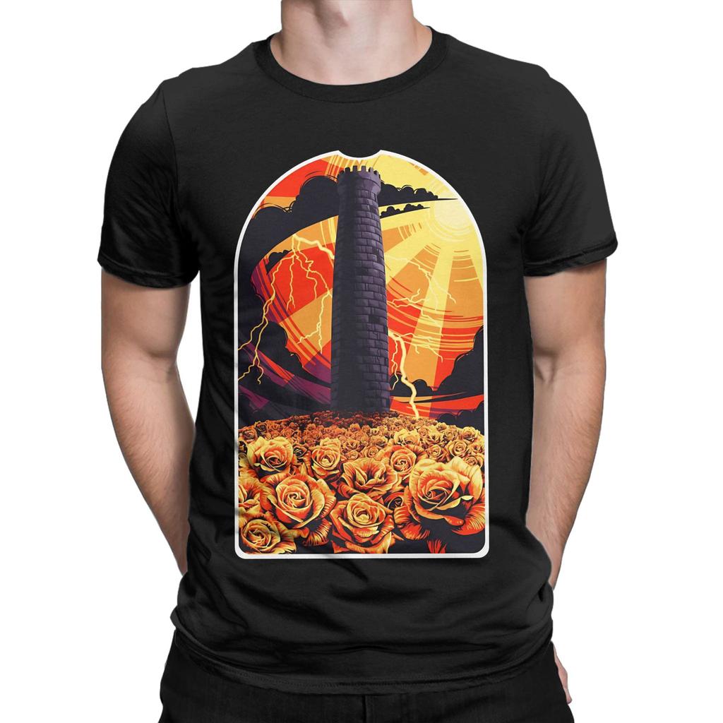 The Tower poster Novelty 100% Cotton T-Shirt The Dark Tower Tees Tops For Men