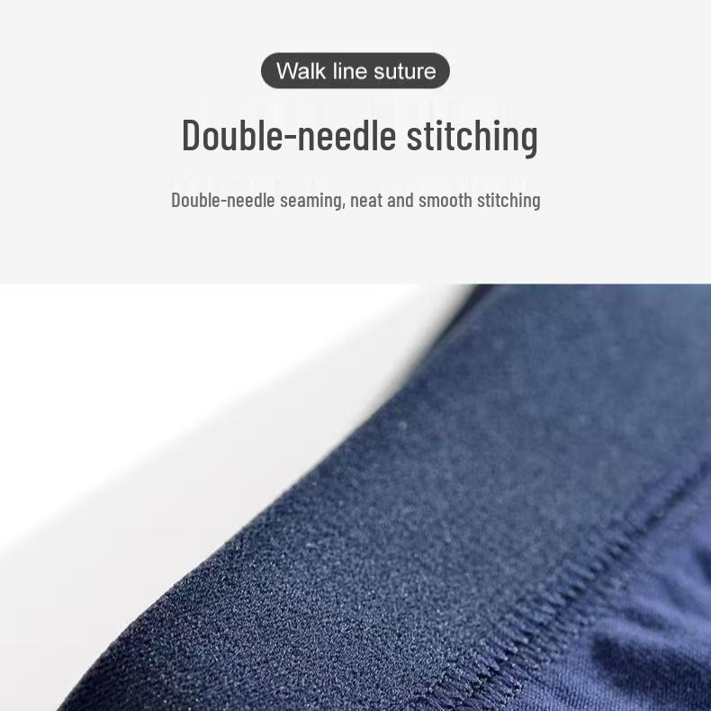 Pure Cotton Men's Loose Breathable Antibacterial Boxer Briefs - Trendy Fashion Sports Underwear for Youth Students