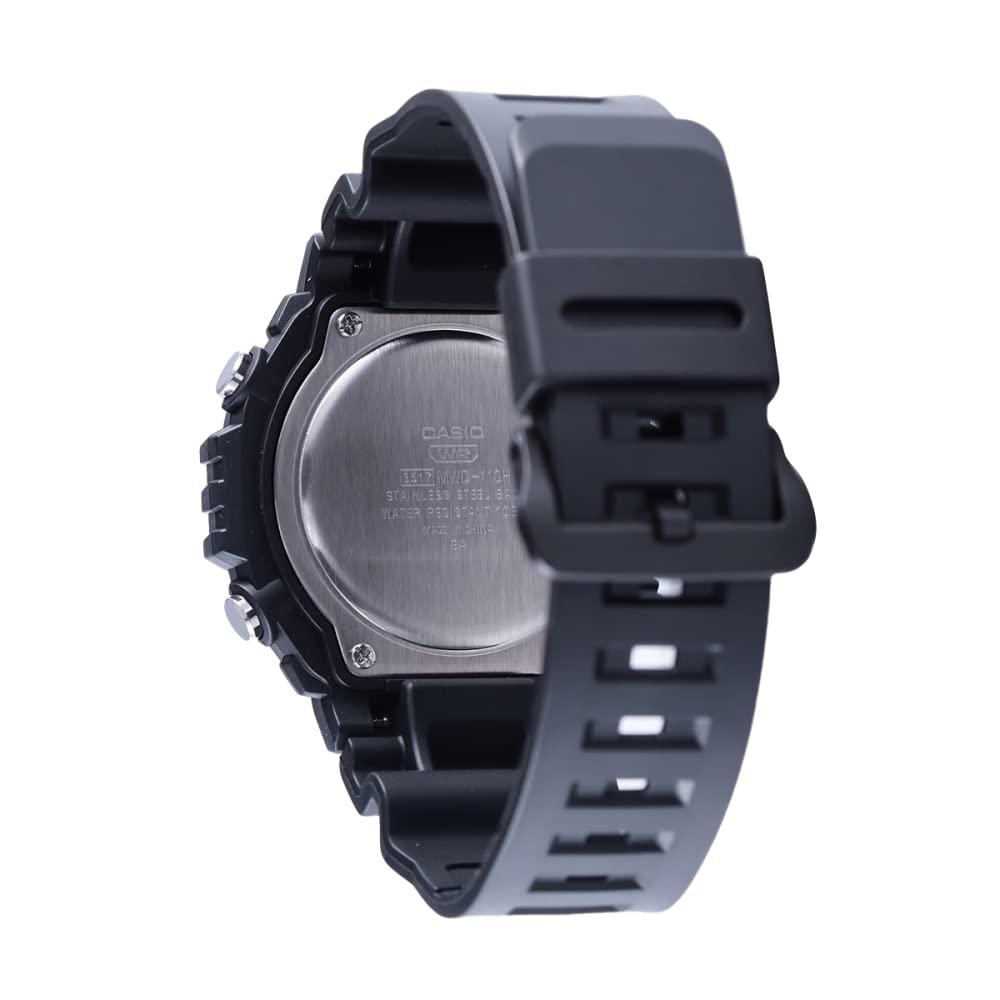 Casio Men's Watch MWD-110H-1AVEF, black, strip