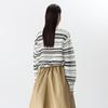 JNBY 2025 Spring Store Style Striped POLO Neck Sweater Pullover