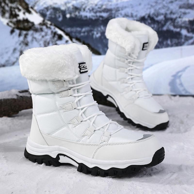 Winter Women's High-top Non-slip Waterproof Wear-resistant Snow Boots Korean Winter Boots