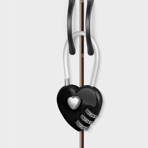 Set of 3 Wire Padlocks, 3 Colors, 3-Digit Combination Locks, Anti-Theft, Zinc Alloy, with PIN Code, Easy Setup, Secure and Anti-Theft, Compact, Lightw